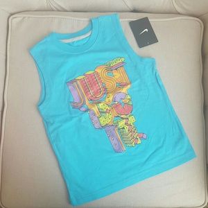 Boys tank top Nike just do it size 4 boy girl